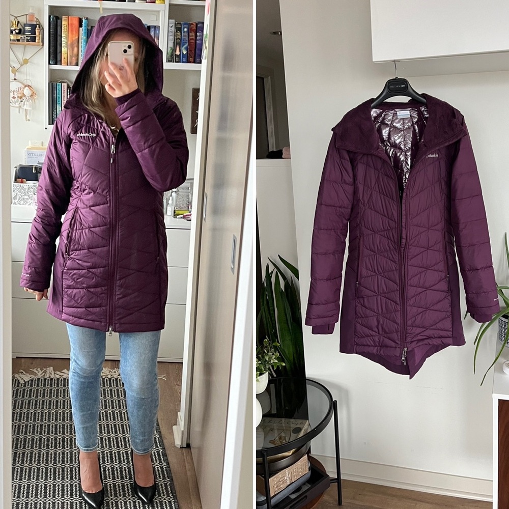 Columbia Women’s Heavenly™ Long Hooded Lightweight Casual Outdoor Jacket Size S